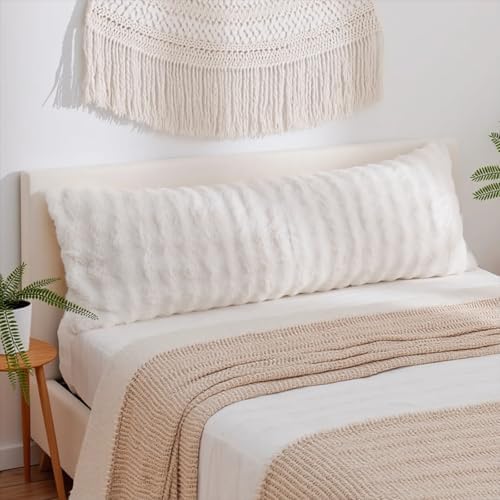 Cozy Faux Fur Body Pillow Cover