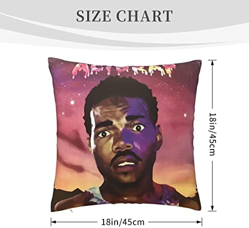 Chance The Rapper 18x18 Throw Pillow Cover
