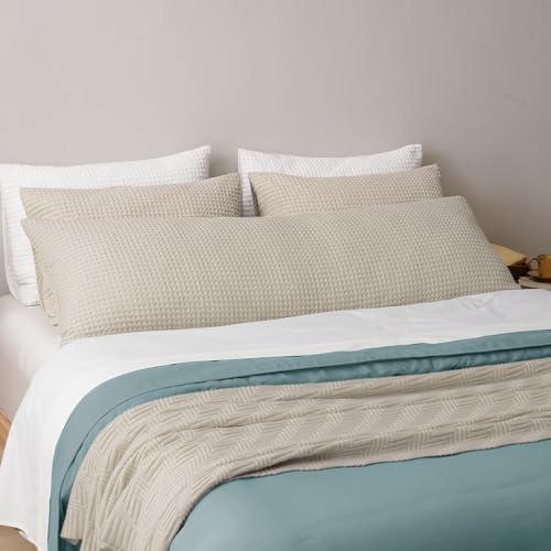 PHF Ultra Soft Waffle Weave Body Pillowcase