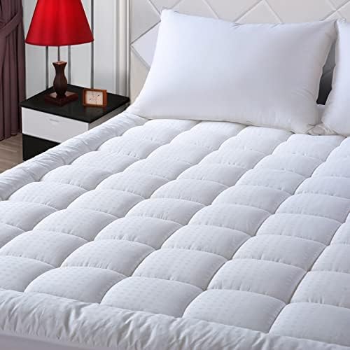 EASELAND Queen Mattress Pad with Pillow Top and Cooling Topper