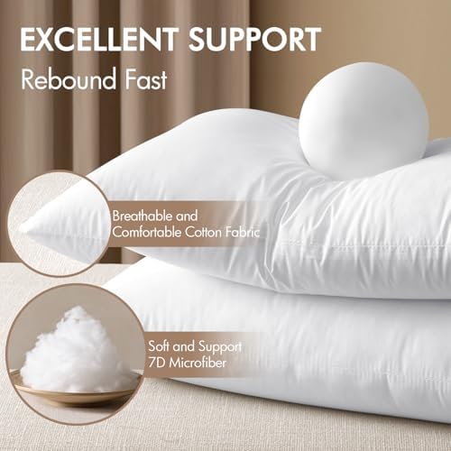 MIULEE 14x36 Inch Premium Lumbar Pillow