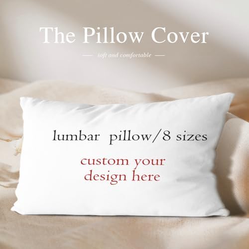 YXJOYLE Personalized Lumbar Pillow Covers