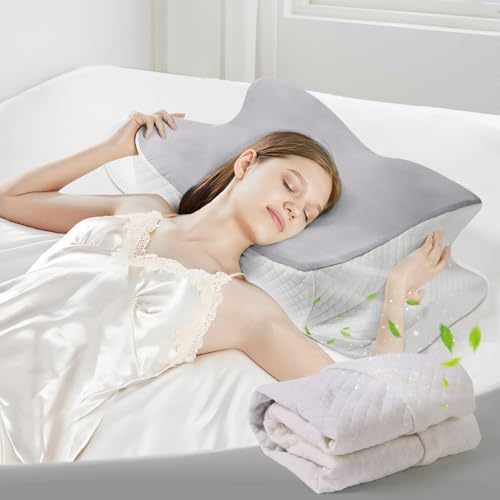 UXIETIN Cervical Pillow Case for Donama Standard Size Gray