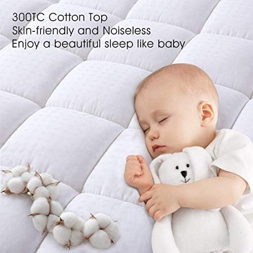 EASELAND Queen Mattress Pad with Pillow Top and Cooling Topper