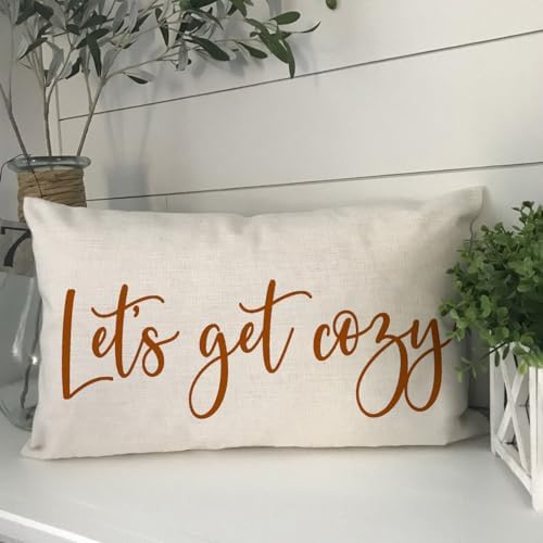 AOFANGGO 12x20 Fall Pillow Cover Cozy Space for Sofa Bed Outdoor