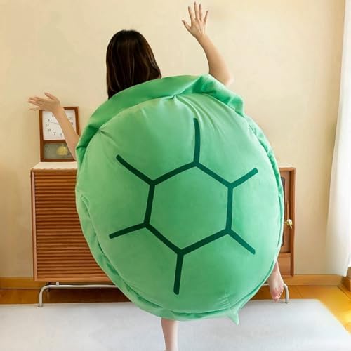 40 Inch Wearable Turtle Shell Weighted Plush Pillow Toy