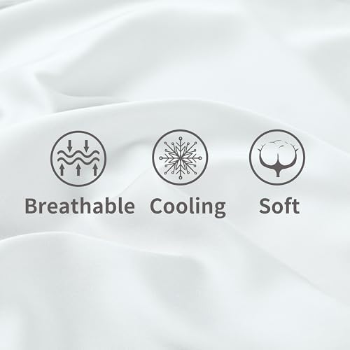 Zaizaihome California King Pillowcase Set of 2 Bamboo Viscose