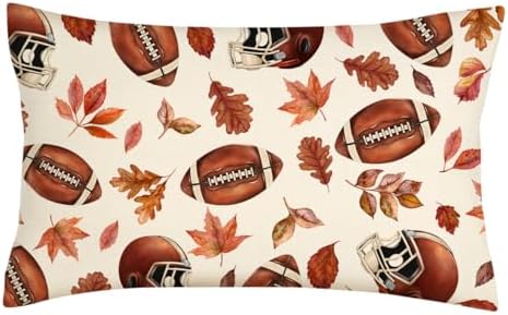 4TH Emotion Autumn Shapes Lumbar Pillow Covers 12x20inch
