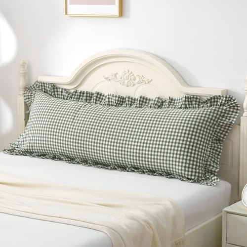 Cozy Rainbow Washed Cotton Pillow Sham 20x54-Inch
