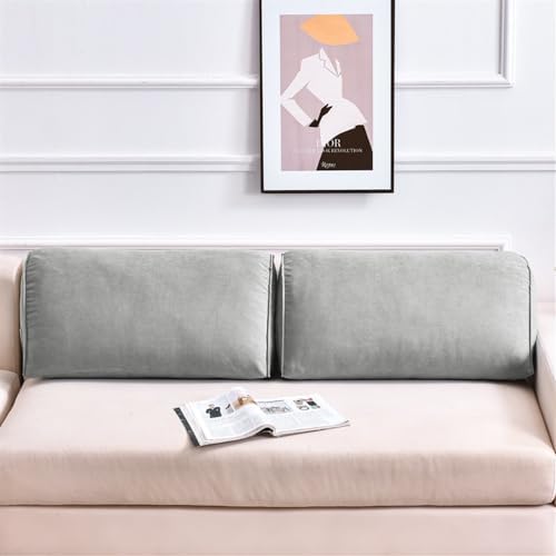 LUXRUB Reading Pillow with Storage Pocket for Bedside and Sofa
