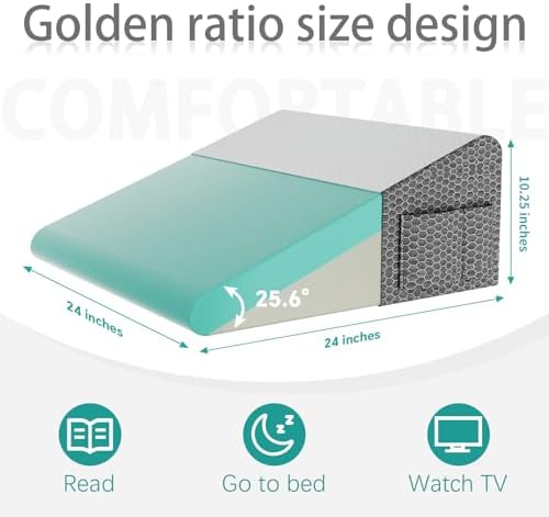 Wedge Pillow for Bed Acid Reflux Snoring Relief