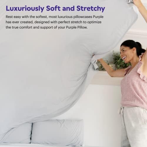 Stunning Softness Perfect Fit for Standard Pillows - Deep Purple Pillowcase Set