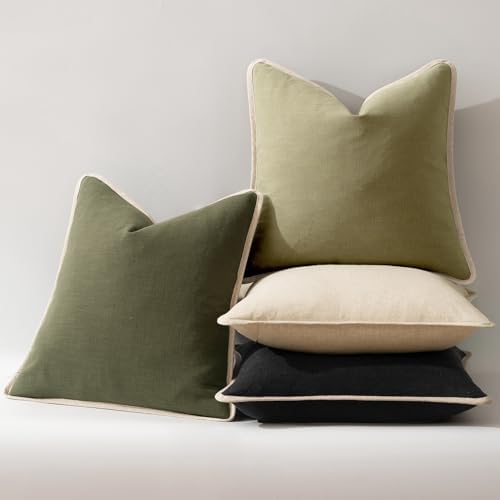 Sage Green Decorative Throw Pillow Covers