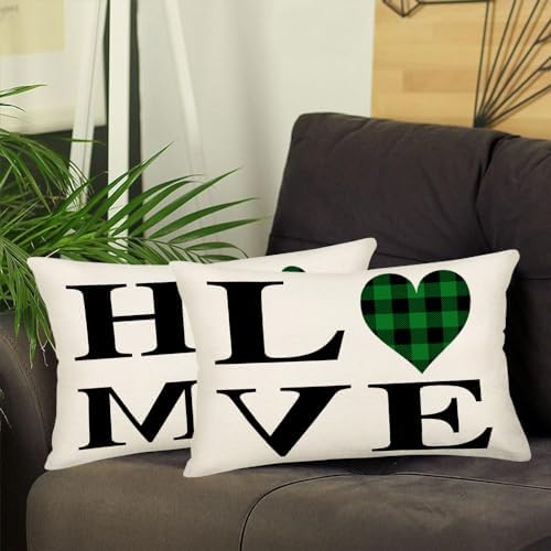 St Patricks Day Irish Shamrock Throw Pillow Covers