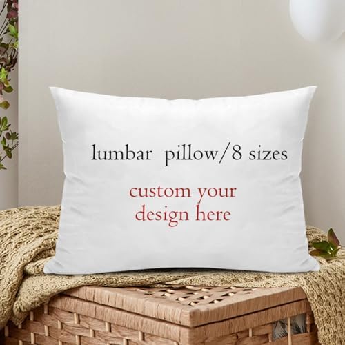 YXJOYLE Personalized Lumbar Pillow Covers