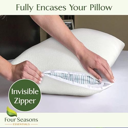 Waterproof Bamboo Pillow Protector by Four Seasons Essentials