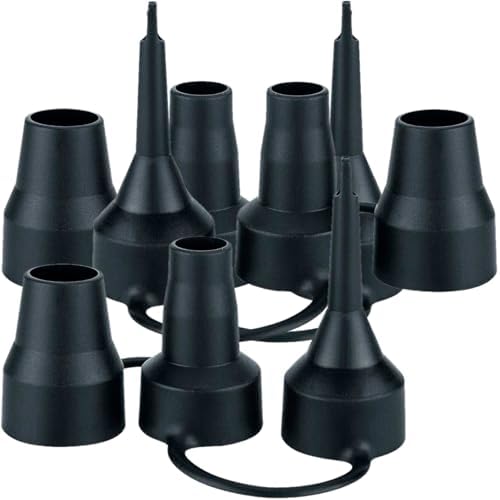 3 Set Plastic Air Pump Nozzles for Air Mattresses Pools