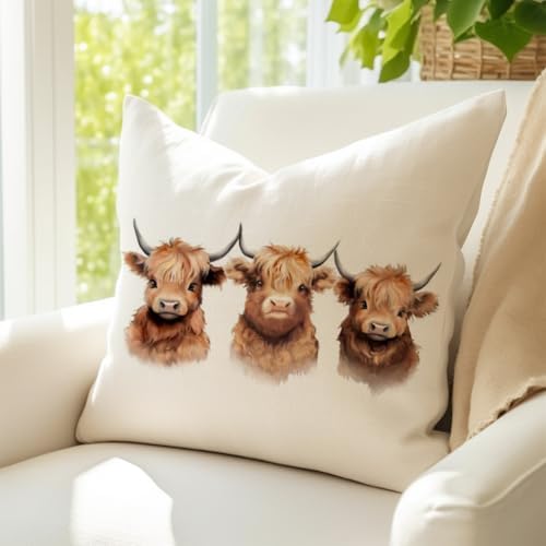 Stylish Cow Print Throw Pillow Covers