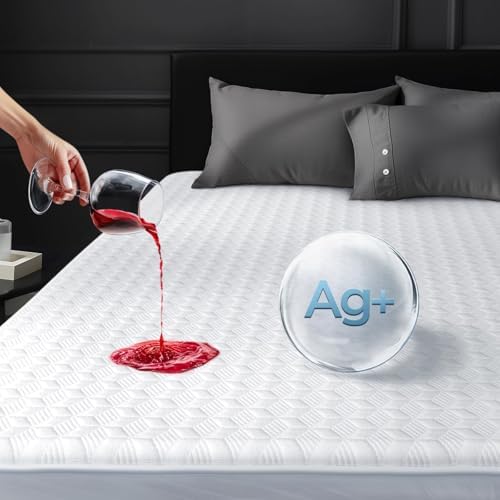 Waterproof Mattress Protector with Silver Infusion - King Size