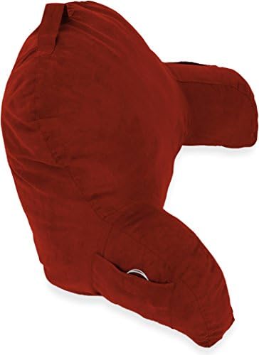 Deluxe Comfort Microsuede Bedrest Lounger Reading and Bed Rest Pillow