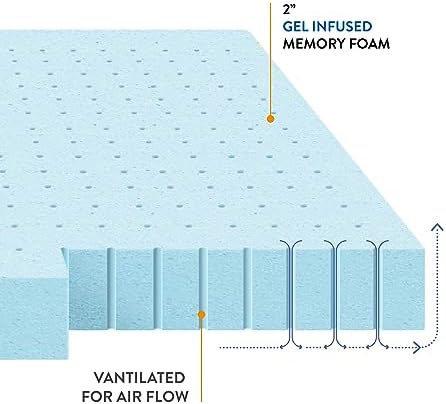Ultimate Cooling Memory Foam Toppers for Mattresses