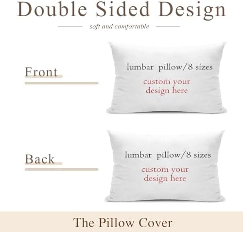 YXJOYLE Personalized Lumbar Pillow Covers