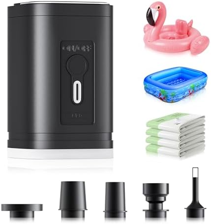 Compact Portable Air Pump for Inflatables