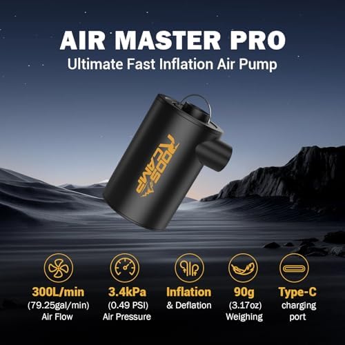 Compact Powerful Air Pump for camping or backyard use