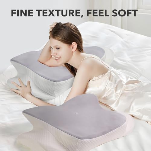 UXIETIN Cervical Pillow Case for Donama Standard Size Gray