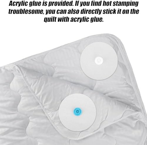Duvet Snaps and Acrylic Stickers for Secure Bedding