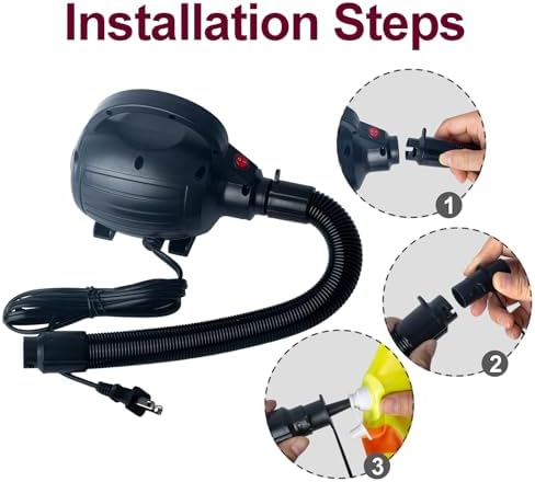 Fast Inflate Electric Pump for Inflatables