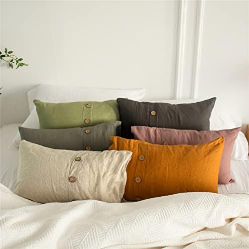 Vince Triple Coconut Pillow Cover Set 12x20 inch 2 ea