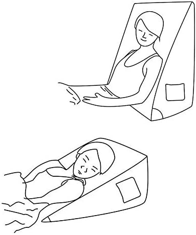 ZHNALIUS Bed Pillow Comfortable Washable Supportive for Reading