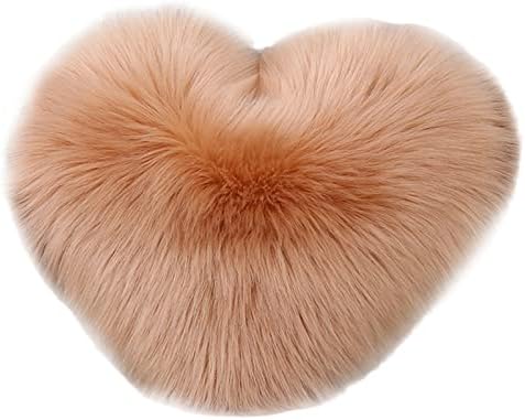 Heart-Shaped Pillow for Girls 20x16 inches Soft Pink Valentines Day Gift