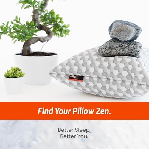 Adjustable Cooling Kapok Pillow for Head and Neck Support Queen