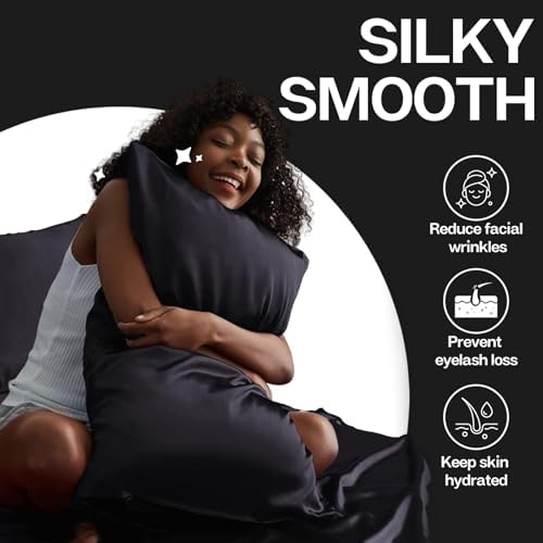 Soothing SATIN Body Pillow Cover for Enhancing Hair and Skin