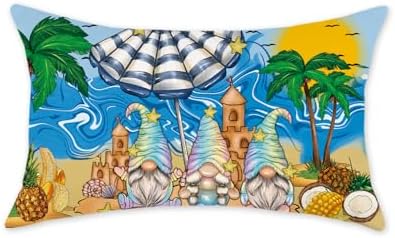Relaxation in Style tropical Summer Lumbar Pillow Cover 12x20 inches
