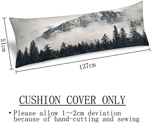 Foggy Forest Body Pillow Cover Soft Durable
