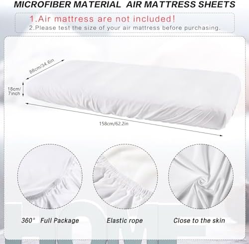 Perfect for Kids Sleepover with 6 Microfiber Fitted Sheets