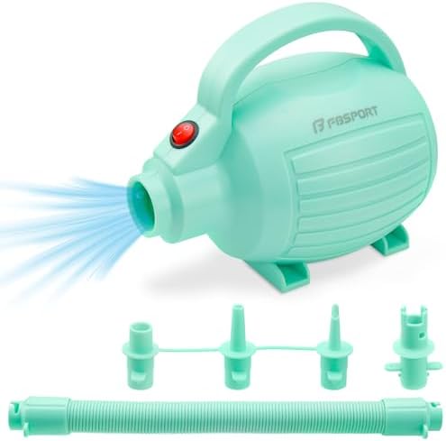 Quickly Inflates 4 NOZZLES Perfect for Air mattresses inflatables