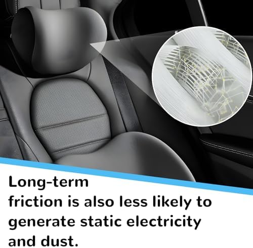 Car Headrest and Lumbar Support Pillow Set