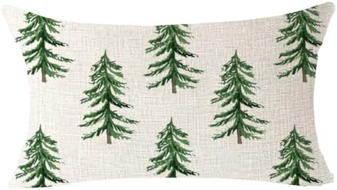 12X20inch Christmas Pine Tree Forest Throw Pillow Cover