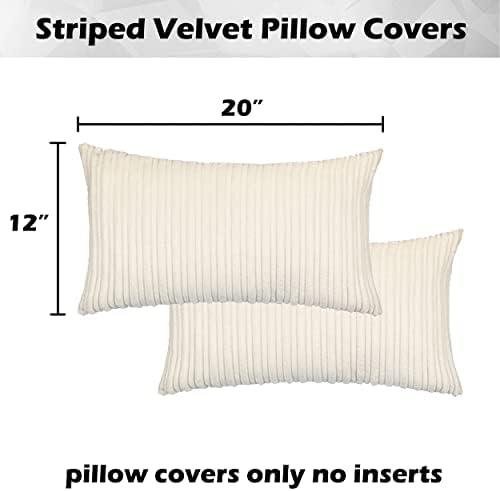 Stylish 2-Piece Set 12x20 inch Soft machine washable premium texture
