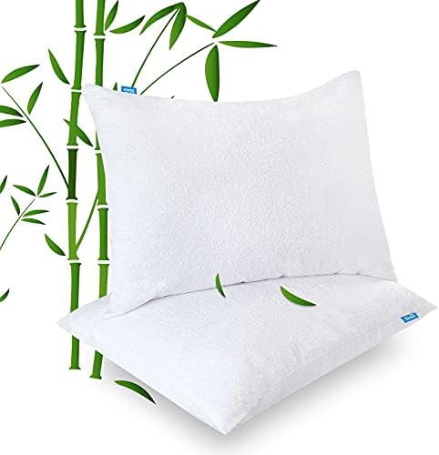 Bamboo Viscose Pillow Protector Waterproof Noiseless