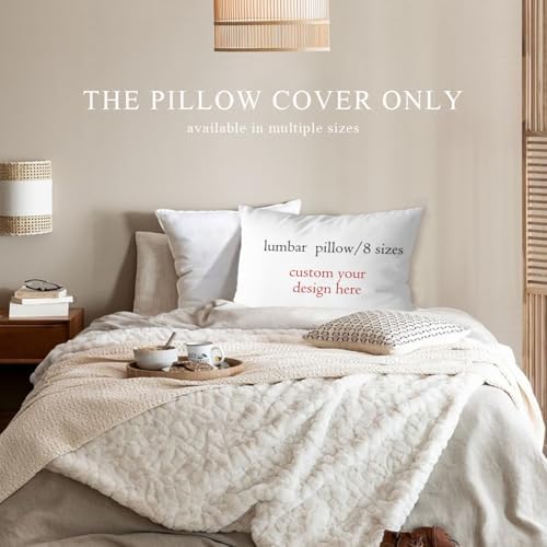 YXJOYLE Personalized Lumbar Pillow Covers