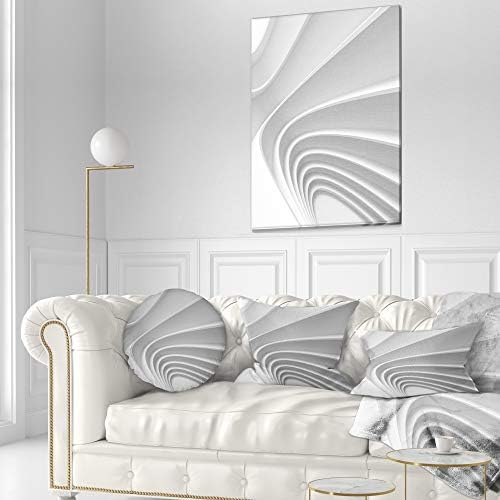 Design Art Fractal Bulgy 3D Layers Lumbar Pillow Cover Comfort and Style