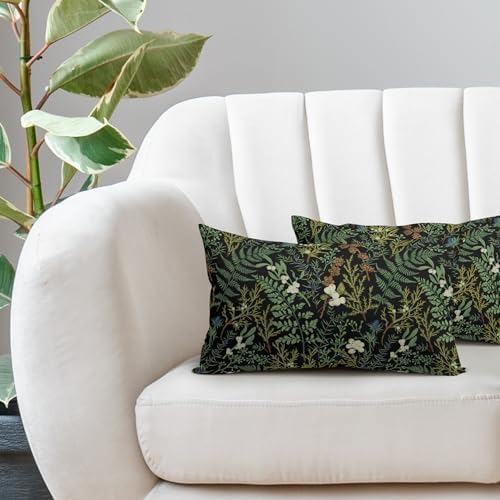 Botanical PRINT Floral Pillow Covers Set of 2