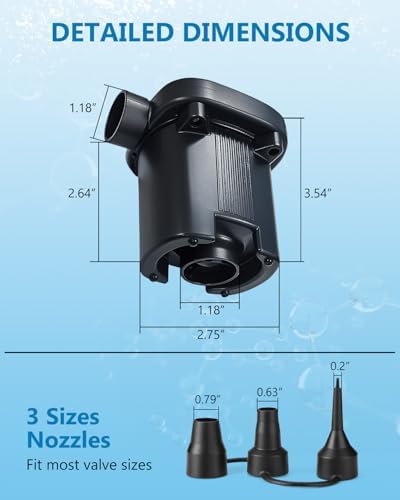 Quick Powerful Air Pump for Pool Floats Inflatables
