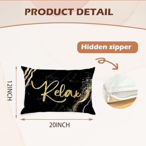 Luxury Lumbar Pillow Cover for Home Decor