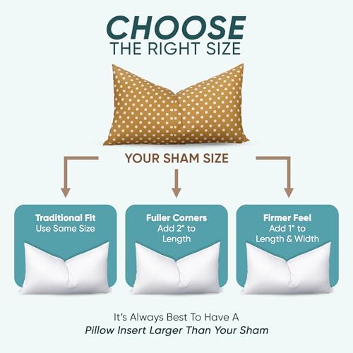 Pillowflex Synthetic Down Pillow Insert - Ultra Soft 12x40